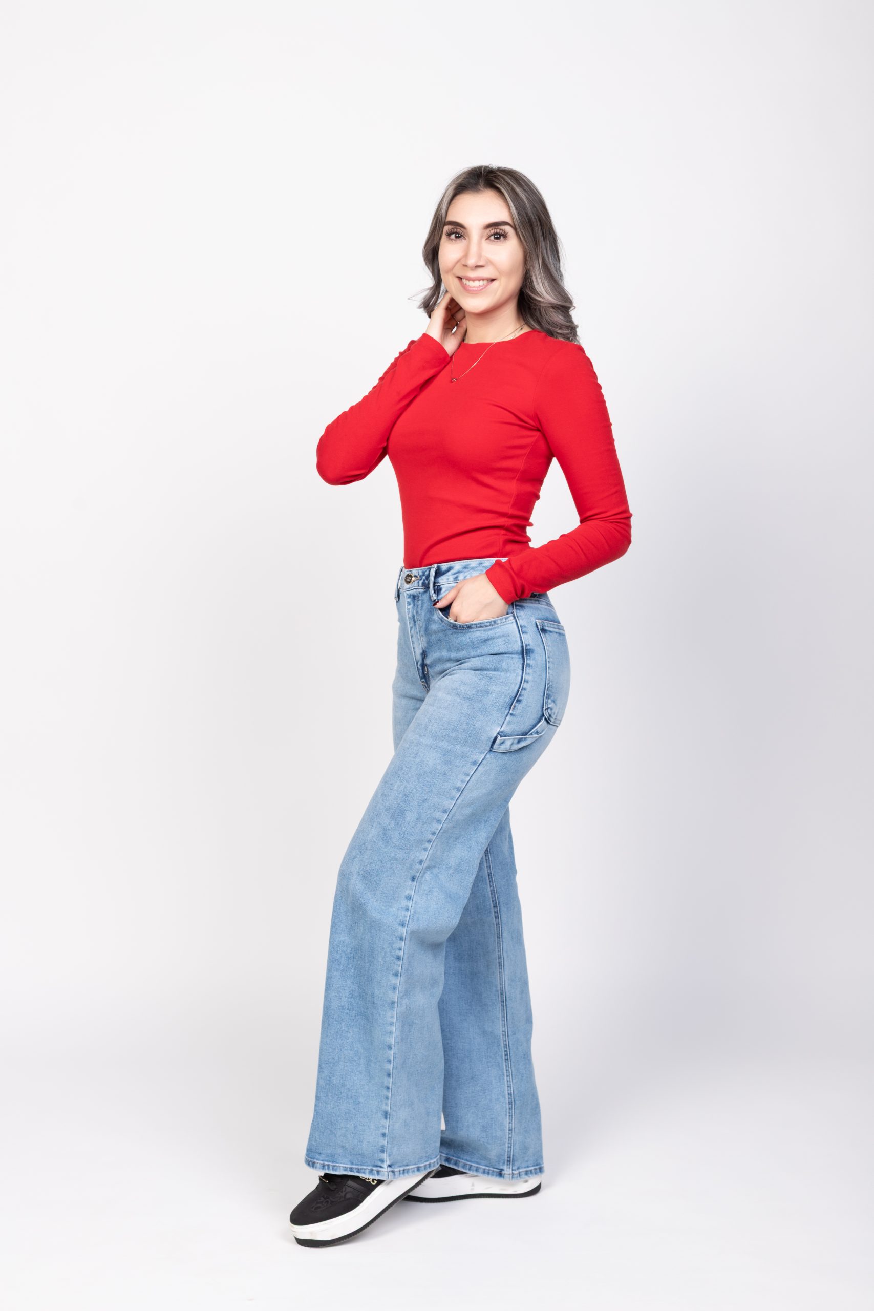 Jeans baggy dama SB-3073