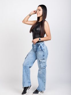 Jeans Wide leg dama SB-3106