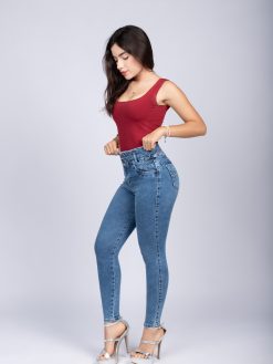 Jeans skinny cadera media mezclilla dama - Silver Body SB-3120